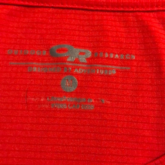 Outdoor Research Red Short Sleeve Tee - Picture 3 of 3